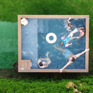 Pool Spa Contentor 3,0mx 2,5m com jacuzzi, pacote de conforto